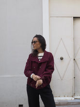 Cargar imagen en el visor de la galería, Chaqueta gabardina bomber