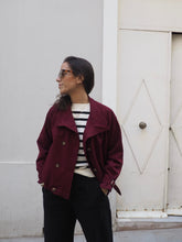 Cargar imagen en el visor de la galería, Chaqueta gabardina bomber