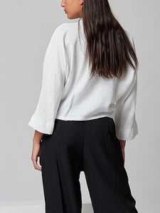 Blusa doble botonadura