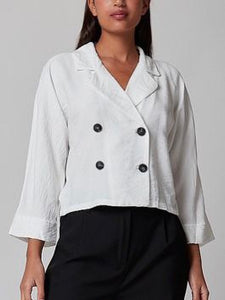 Blusa doble botonadura