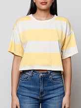 Cargar imagen en el visor de la galería, Camiseta rayas algodón