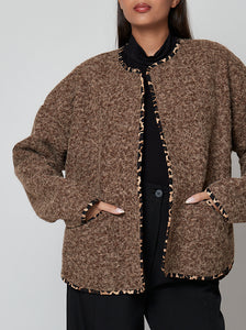 Cazadora camel