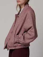 Cargar imagen en el visor de la galería, Cazadora bomber burdeos