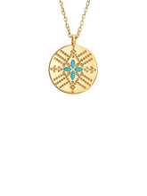 Cargar imagen en el visor de la galería, Collar Hatshepsut - Acero dorado 316L baño oro 18k