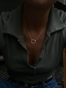 Collar Geometric 007 - Acero dorado 316L baño oro 18k