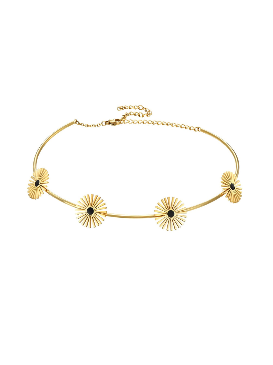 Collar Manuela - Acero dorado 316L baño oro 18k