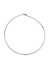 Cargar imagen en el visor de la galería, Collar semi rígido • Acero plateado 316L baño plata rodiada
