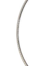 Cargar imagen en el visor de la galería, Collar semi rígido • Acero plateado 316L baño plata rodiada