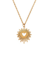 Cargar imagen en el visor de la galería, Collar Cor - Acero dorado 316L baño oro 18k