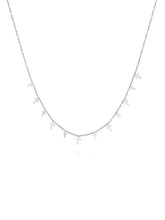 Cargar imagen en el visor de la galería, Collar cruces - Acero 316L baño plata rodiada