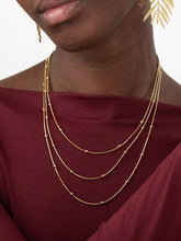 Cargar imagen en el visor de la galería, Collar Madrid - Acero dorado 316L baño oro 18k