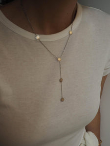 Collar Mariana - Acero plateado 304L baño plata rodiada