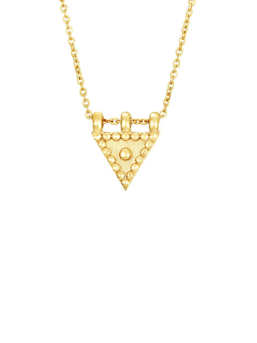 Collar Edfu - Acero dorado 316L baño oro 18k