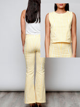Cargar imagen en el visor de la galería, Conjunto: Top + pantalón amarillo