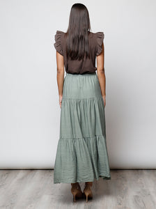 Falda verde