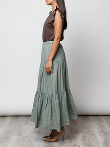 Falda verde