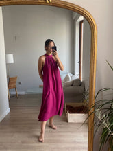 Cargar imagen en el visor de la galería, Vestido halter buganvilla - Talla única
