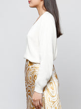 Cargar imagen en el visor de la galería, Jersey escote pico 100% algodón