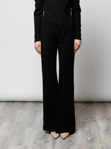 Pantalón brillo negro