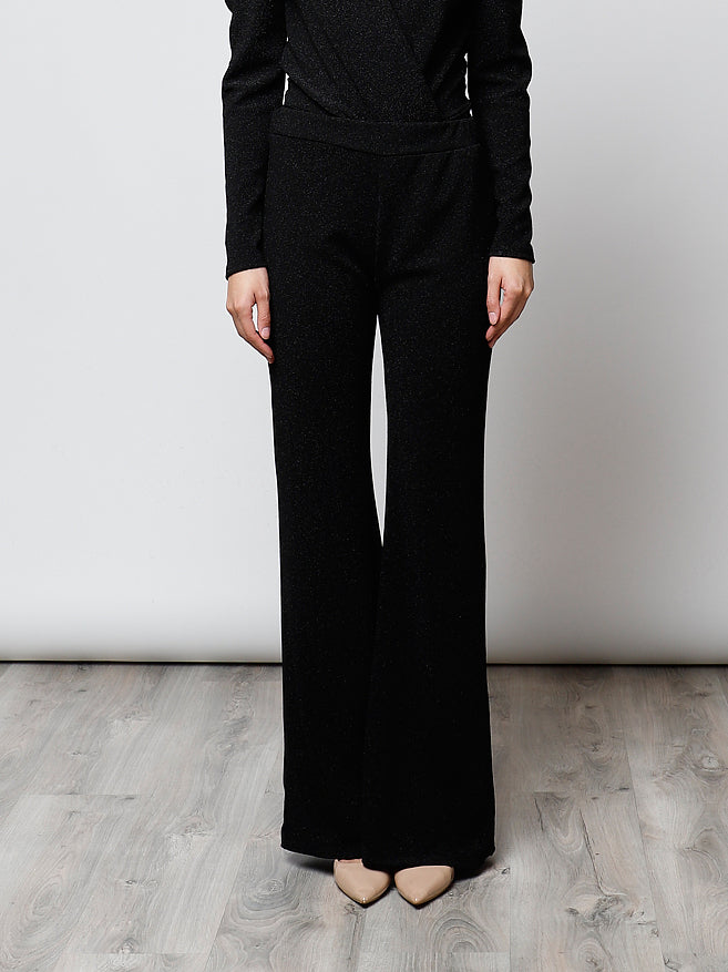 Pantalón brillo negro