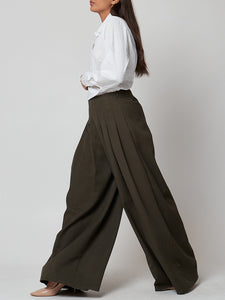 Pantalón Emily verde kaki - Talla: S y M
