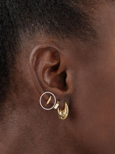 Cargar imagen en el visor de la galería, Pendientes aro - 9mm - Plata 925 baño oro 18k - par 22€ unidad 11,50€