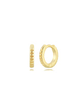 Cargar imagen en el visor de la galería, Pendientes aro - 9mm - Plata 925 baño oro 18k - par 22€ unidad 11,50€