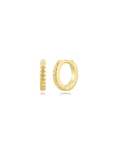 Pendientes aro - 9mm - Plata 925 baño oro 18k - par 22€ unidad 11,50€