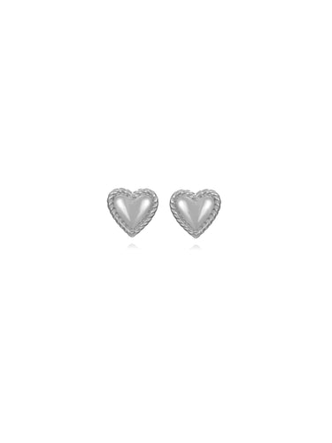 Pendiente corazón - Plata 925 - 16€ par 8,50€ unidad