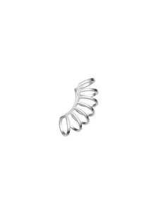 Pendiente ear cuff aros - Plata 925