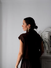 Cargar imagen en el visor de la galería, Pendientes Cascais · Acero dorado 316L baño oro 18k