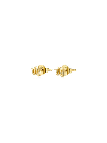 Pendiente serpiente - Plata 925 baño oro 18k - par 19€ unidad 10€