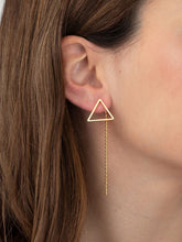 Cargar imagen en el visor de la galería, Pendientes Geometric 010 - Acero dorado 316L baño oro 18k - par 25€ unidad 13€