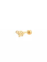 Cargar imagen en el visor de la galería, Piercing tortuga - Acero 316L baño oro 18k