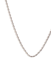 Cargar imagen en el visor de la galería, Pulsera oval bola - Acero plateado 316L baño plata rodiada
