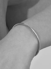 Cargar imagen en el visor de la galería, Pulsera esclava · Acero plateado 316L baño plata rodiada