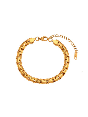 Pulsera Catalina - Acero dorado 316L baño oro 18k