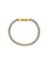Cargar imagen en el visor de la galería, Pulsera Abril - Acero dorado 316L baño oro 18k