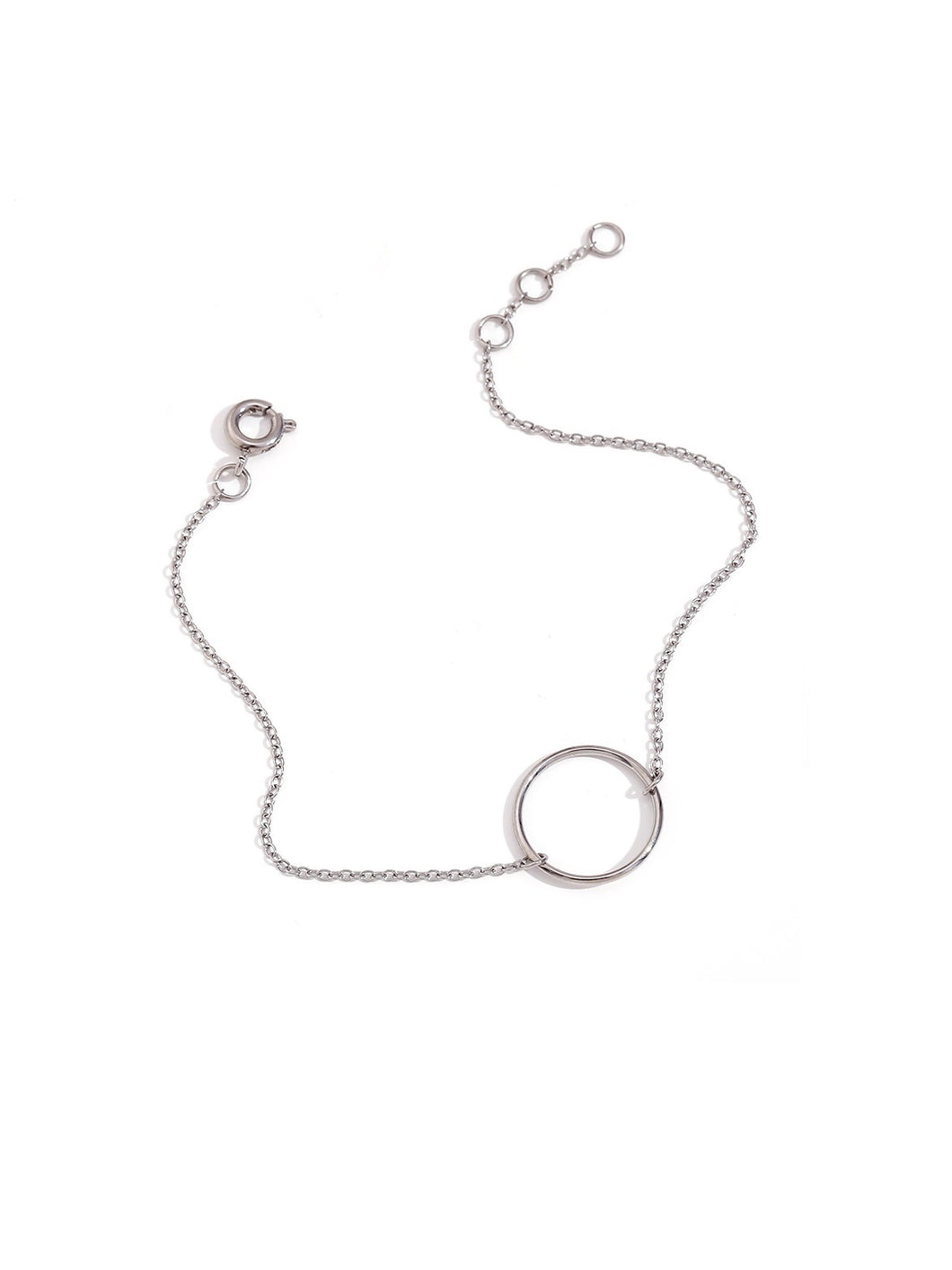 Pulsera GEOMETRIC 007 - Acero plateado 316L baño plata rodiada