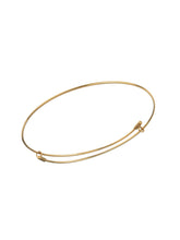 Cargar imagen en el visor de la galería, Pulsera Oeiras - estirable 50mm - Acero dorado 316L baño oro 18k