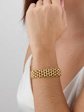 Cargar imagen en el visor de la galería, Pulsera Carmen - Acero 316L baño oro 18k