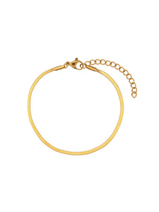 Pulsera mini Magic 2mm - Acero dorado 316L baño oro 18k