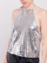 Cargar imagen en el visor de la galería, Top plateado - Talla: S, M y L