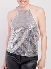 Cargar imagen en el visor de la galería, Top plateado - Talla: S, M y L