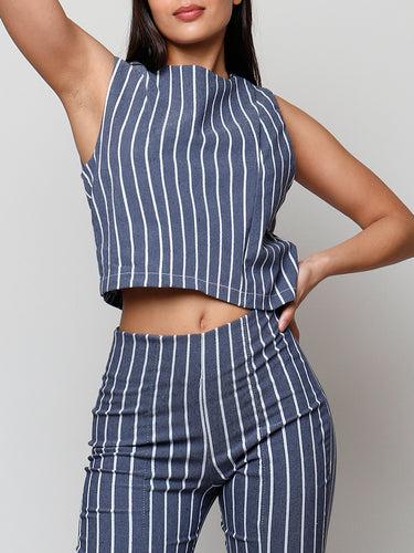 Top azul