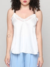 Cargar imagen en el visor de la galería, Top lencero blanco - Talla única