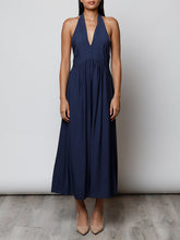 Cargar imagen en el visor de la galería, Vestido Marilyn azul marino