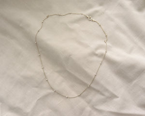 CADENA BOLITAS  • PLATA 925