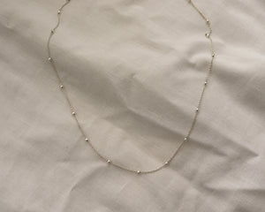 CADENA BOLITAS  • PLATA 925