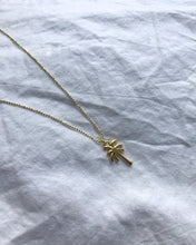Cargar imagen en el visor de la galería, Collar palmera - Plata baño oro 18k